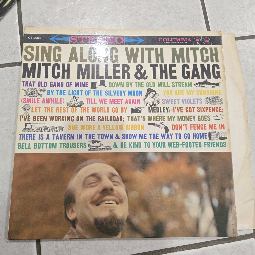 Columbia Multicolor Mitch Miller & The Gang Album